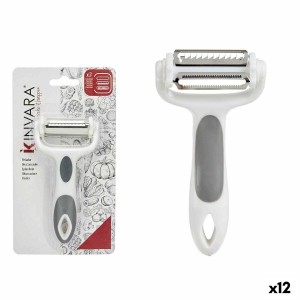 Schäler Kinvara CK51327 Weiß Grau Edelstahl Polypropylen TPR 12 x 3...