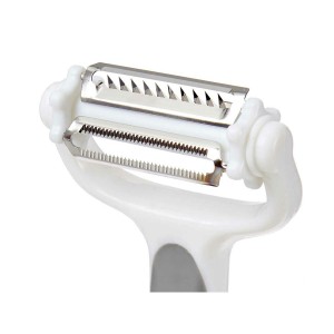 Schäler Kinvara CK51327 Weiß Grau Edelstahl Polypropylen TPR 12 x 3...