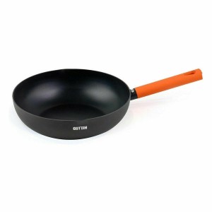 Wok Pfanne Quttin Gastro Schwarz Orange 47 x 29 x 8 cm (6 Stück) | ...