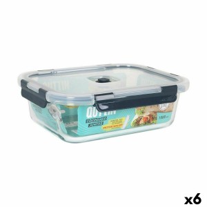 Lunchbox hermetisch Quttin  rechteckig 1,5 L 23 x 17,8 x 7,6 cm (6 ...