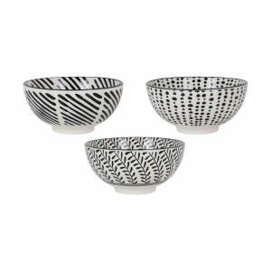 Schüssel für Vorspeisen Alfares Nomi Schwarz ø 15,5 x 7,7 cm 15 x 7...