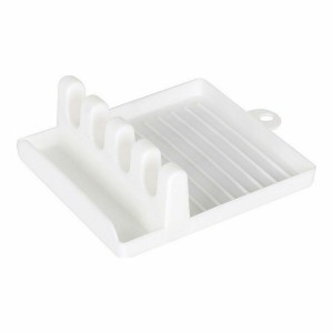 Halter für Küchenutensilien Quttin Weiß 14 x 12,5 cm (48 Stück) |  ...