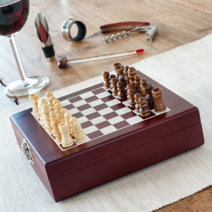 Ensemble d'Accessoires à Vin et Échecs InnovaGoods 37 Pièces |  Oen...