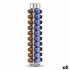 Spender für 40 Kaffeekapseln Quttin 107235 Drehend 11,5 x 37 cm (6 ...