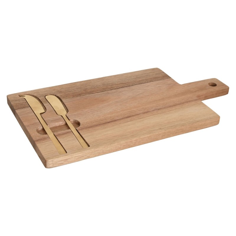 Käseschneidebrett Home ESPRIT Edelstahl Akazienholz 38 x 20 x 1,5 c... Käseschneidebrett Home ESPRIT Edelstahl Akazienholz 38 x 20 x 1,5 c...