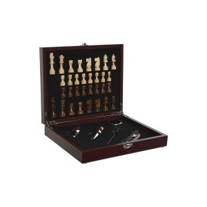 Weinzubehör-Set Home ESPRIT Braun Holz MDF 24 x 19 x 5 cm |  Wein  ...