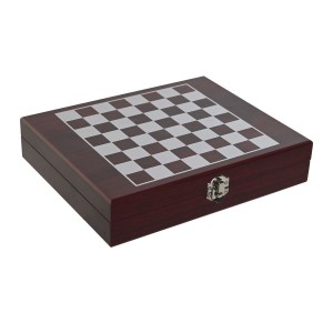 Weinzubehör-Set Home ESPRIT Braun Holz MDF 24 x 19 x 5 cm |  Wein  ...