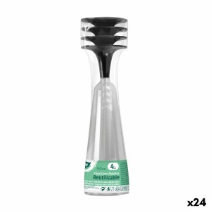 Mehrweg-Sektgläser Algon Schwarz 24 Stück 150 ml (4 Stücke) |  Gläs...