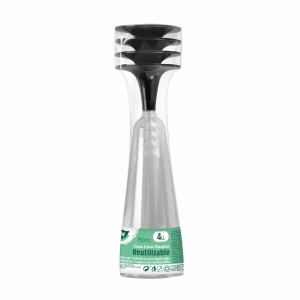 Mehrweg-Sektgläser Algon Schwarz 24 Stück 150 ml (4 Stücke) |  Gläs...