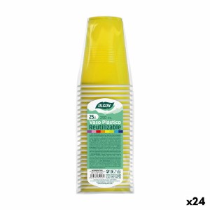 Mehrweg-Gläser-Set Algon Gelb 24 Stück 250 ml (25 Stücke) |  Gläser...