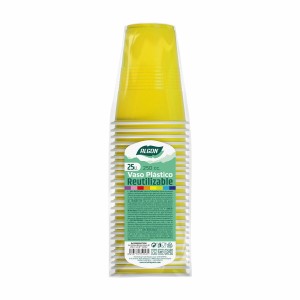 Mehrweg-Gläser-Set Algon Gelb 24 Stück 250 ml (25 Stücke) |  Gläser...