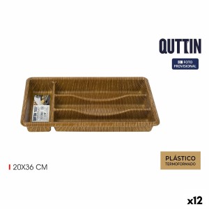 Besteckkasten Quttin 20 x 36 cm Thermoplastischer Kunststoff (12 St...