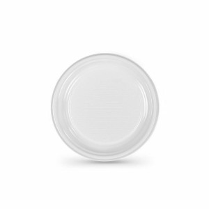 Mehrweg-Teller-Set Algon Weiß Kunststoff 17 x 17 x 1,5 cm (10 Stück...