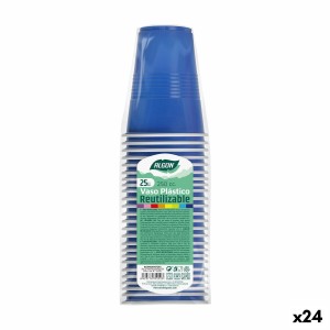 Mehrweg-Gläser-Set Algon Blau 24 Stück 250 ml (25 Stücke) |  Gläser...