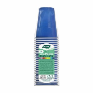 Mehrweg-Gläser-Set Algon Blau 24 Stück 250 ml (25 Stücke) |  Gläser...