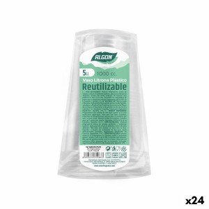 Mehrweg-Gläser-Set Algon 1 L Durchsichtig 24 Stück (5 Stücke) |  Gl...