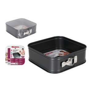 Kuchenspringform Quttin Kohlenstoffstahl Schwarz 24 x 24 x 8 cm (6 ...