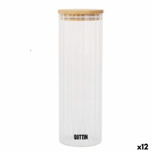 Transparentes Glasgefäß Quttin  9 x 27 cm 1,4 L (12 Stück) |  Brotd...