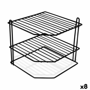 Teller-Halter Confortime Schwarz 22 x 22 x 22 cm 22 x 22 x 25 cm Ec...