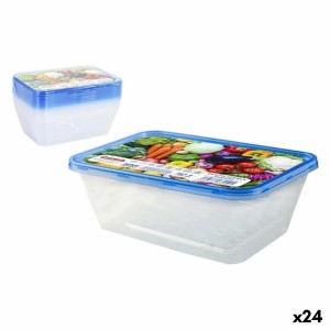 Lunchbox-Set Privilege 49787 rechteckig 750 ml 18 x 12 x 6 cm (24 S...