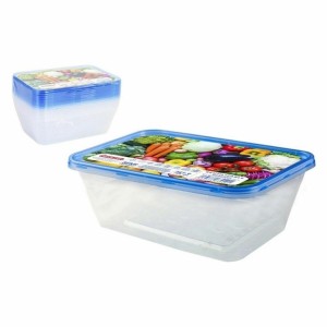 Lunchbox-Set Privilege 49787 rechteckig 750 ml 18 x 12 x 6 cm (24 S...