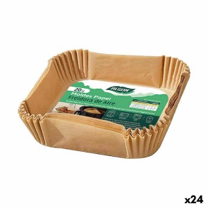 Papier für Heißluftfritteuse Algon 20 cm Fritteuse ohne Öl (24 Stüc...