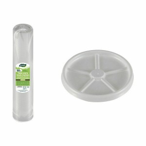 Deckelset für Gläser Algon Kaffee 100 Stücke 200 ml (20 Stück) |  G...