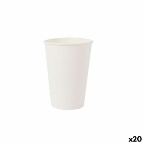 Gläserset Algon Pappe Weiß 45 Stücke 220 ml (20 Stück) |  Gläser un...