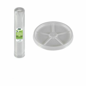 Deckelset für Gläser Algon Kaffee 100 Stücke 250 ml (20 Stück) |  G...