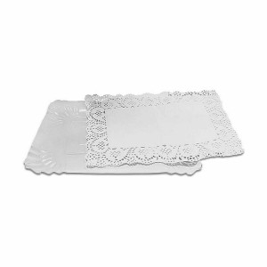 Tortenboden Algon Weiß 15 x 22 x 1 cm (4 Stücke) (48 Stück) |  Gesc...
