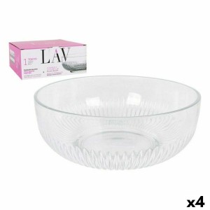 Salatschüssel LAV CP112-1 Durchsichtig Kristall 23 x 23 x 10 cm (4 ...