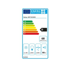 Konventioneller Rauchfang Balay 3BT263MX 60 cm 360 m3/h 68 dB 146W ...