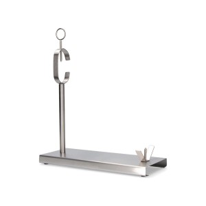 Schinkenhalter aus Edelstahl EDM Silberfarben Metall Edelstahl Alum...