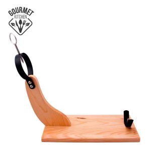 Schinkenhalter aus Holz EDM Braun Holz Kiefernholz 41 x 44 cm |  Sc...