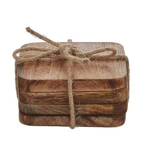 Untersetzer Mica Decorations Duko 4 Stücke (10 x 10 x 5 cm) |  Unte...