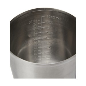 Messbecher Excellent Houseware Edelstahl Aluminium 1 L 200 g |  Glä...