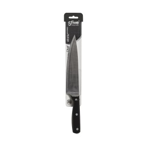 Küchenmesser Schwarz Edelstahl ABS 20 cm |  Messer und Schleifstein...