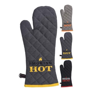 Backofenhandschuh Excellent Houseware Smoking Hot Bunt 18 x 43 cm |...