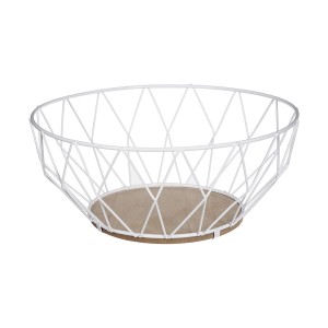 Obstschale Secret de Gourmet Metall Weiß Ø 28 cm |  Weiteres Zubehö...
