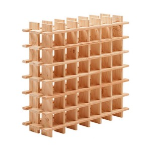 Flaschenregal Astigarraga Braun Kiefer (75 x 22 x 75 cm) |  Flasche...