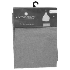 Taschenschürze Atmosphera Baumwolle Hellgrau 60 x 80 cm |  Küchente...