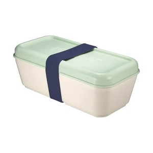 Rechteckige Lunchbox mit Deckel Milan grün 750 ml Kunststoff |  Bro...