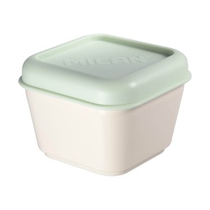 Viereckige Lunchbox mit Deckel Milan grün 330 ml 12 x 10 x 7 cm Kun...
