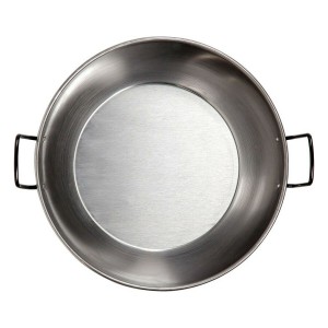 Tiefe Pfanne mit Griffen Vaello Gebürsteter Edelstahl (Ø 30 cm) |  ...