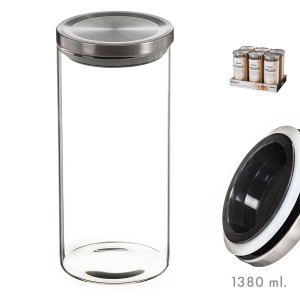 Glasgefäß Kozina 1380 ml |  Brotdosen, Lebensmittelbehälter und Sal...