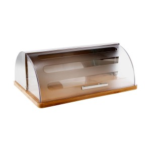 Brotkorb 5five Simply Smart Bambou cuisine Silberfarben Verchromt 3...