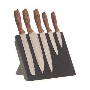 Küchenmesserset und Halterung 5five Simply Smart 32 x 23,2 x 19 cm ...
