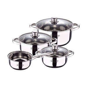 Topfset San Ignacio Cassel SG8172 Silberfarben Edelstahl |  Töpfe  ...
