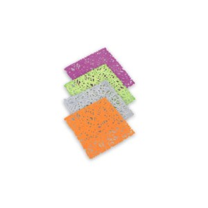 Abtropfsieb für die Spüle Metaltex PVC Geometrisch Bunt 32 x 32 cm ...