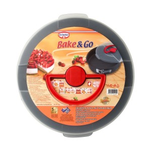 Kuchenspringform Dr. Oetker Schwarz Stahl Kunststoff Ø 26 cm ø 26 x...